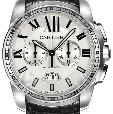 Cartier Calibre de Cartier W7100046 42mm Stainless steel Silver