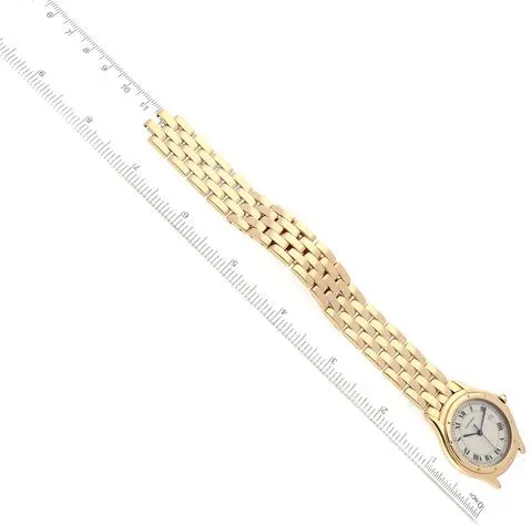 Cartier Cougar 887904 33mm Yellow gold Silver 10