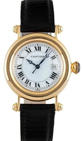 Cartier Diabolo W1507651 32mm Yellow gold White