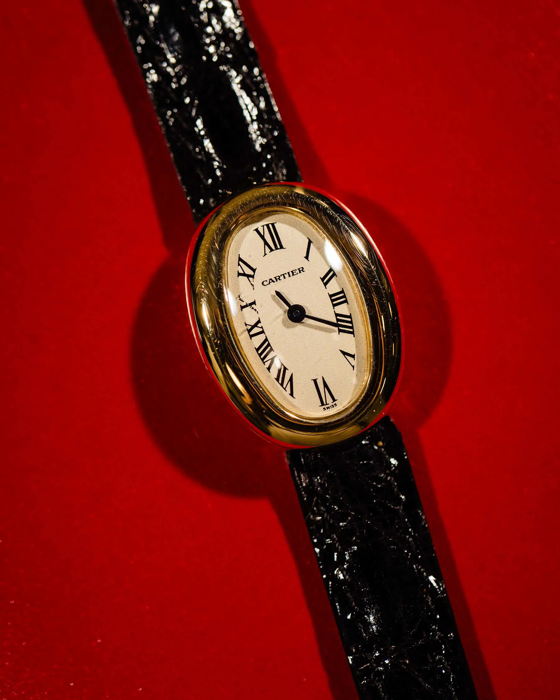 Cartier Mini Baignoire 1960 18mm 18K YG White 6