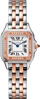 Cartier Panthère de Cartier W3PN0009 23mm Rose gold and Stainless steel Silver