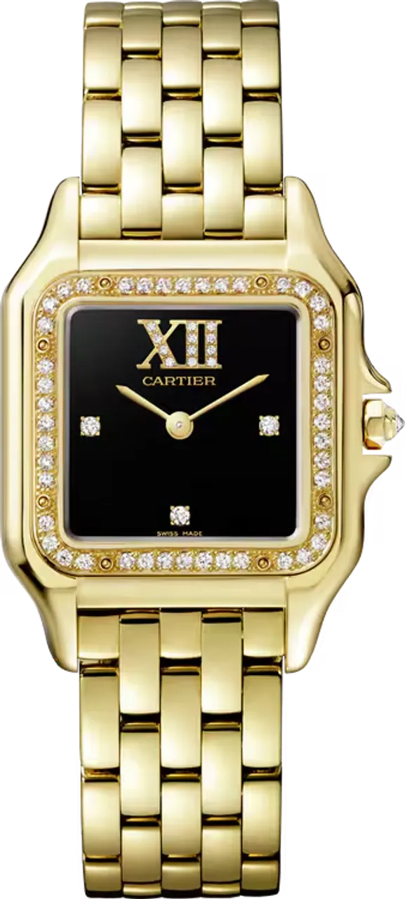 Cartier Panthère de Cartier WJPN0044 36.5mm Yellow gold and 18k yellow gold Black