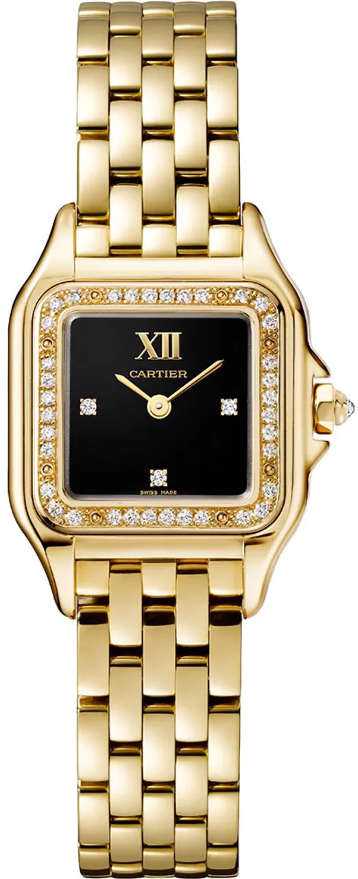 Cartier Panthère de Cartier WJPN0053 22mm Yellow gold and 18k yellow gold Black