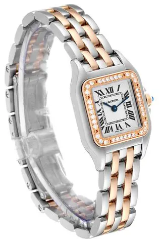 Cartier Panthère W3PN0006 22mm Yellow gold and Stainless steel Silver 3