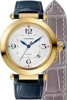 Cartier Pasha WGPA0007 Yellow gold Silver