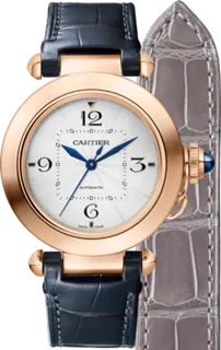 Cartier Pasha WGPA0014 Rose gold Silver