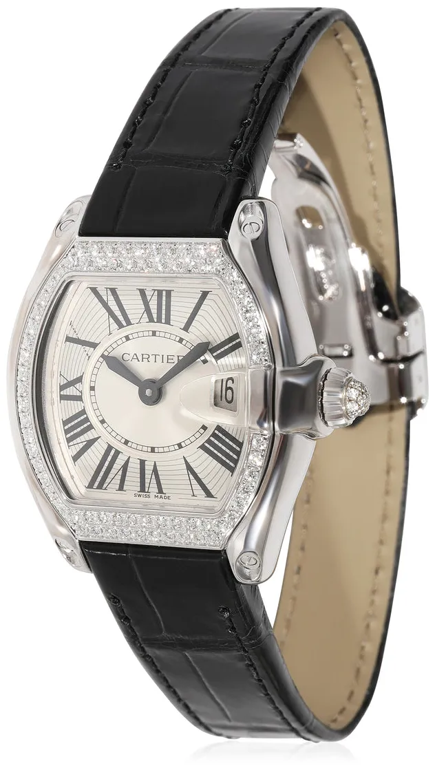 Cartier Roadster WE500260 33mm White gold Silver