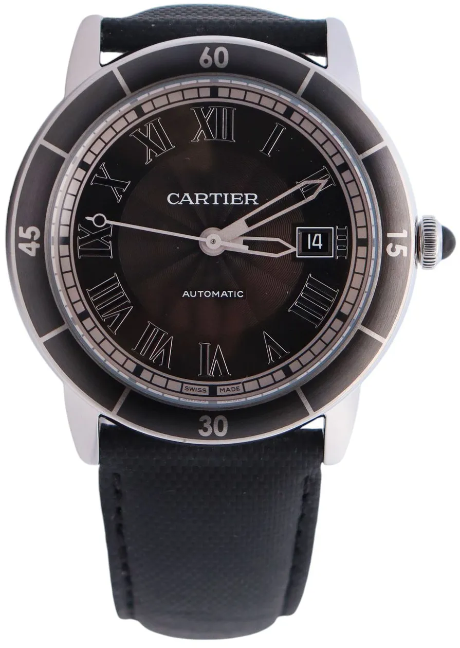 Cartier Ronde Croisière de Cartier WSRN0003 42mm Stainless steel Gray