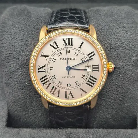 Cartier Ronde Solo de Cartier W6701009 42mm Rose gold Silver