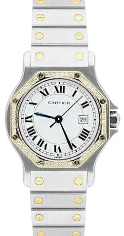 Cartier Santos 187902 29mm Yellow gold and Stainless steel