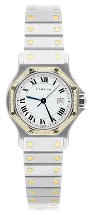 Cartier Santos 187902 29mm Yellow gold and Stainless steel 1