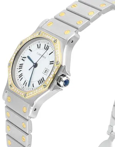 Cartier Santos 187902 29mm Yellow gold and Stainless steel 4