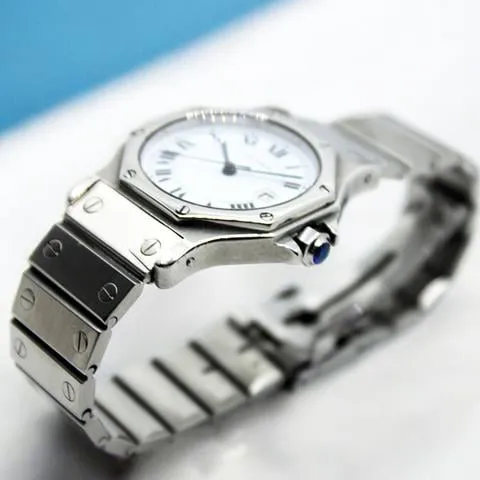 Cartier Santos 2965 30mm Stainless steel White 6