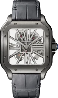 Cartier Santos de Cartier WHSA0009 Titanium Skeleton