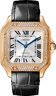 Cartier Santos de Cartier WJSA0012 Rose gold Silver