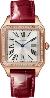 Cartier Santos Dumont WJSA0016 Rose gold Silver