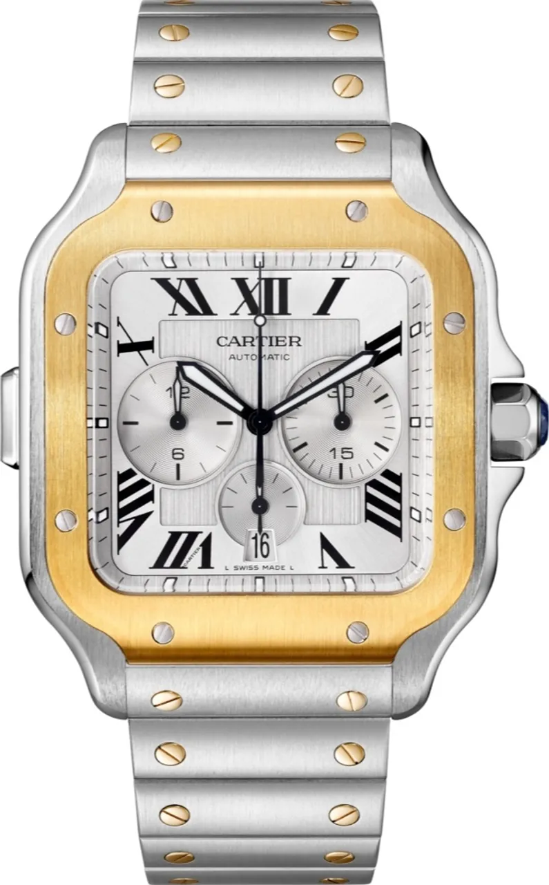 Cartier Santos W2SA0008 45mm Stainless steel Silver