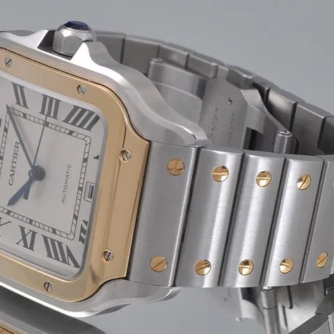 Cartier Santos W2SA0009 47.5mm Yellow gold and Stainless steel Silver 6