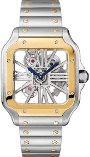 Cartier Santos WHSA0019 Stainless steel Skeletonized