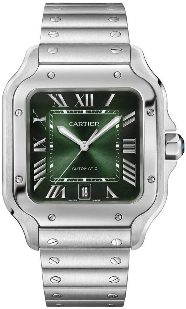 Cartier Santos WSSA0062 40mm Stainless steel Green