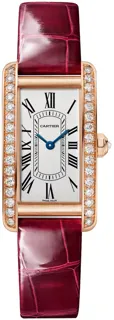 Cartier Tank Américaine WJTA0042 Rose gold Silver