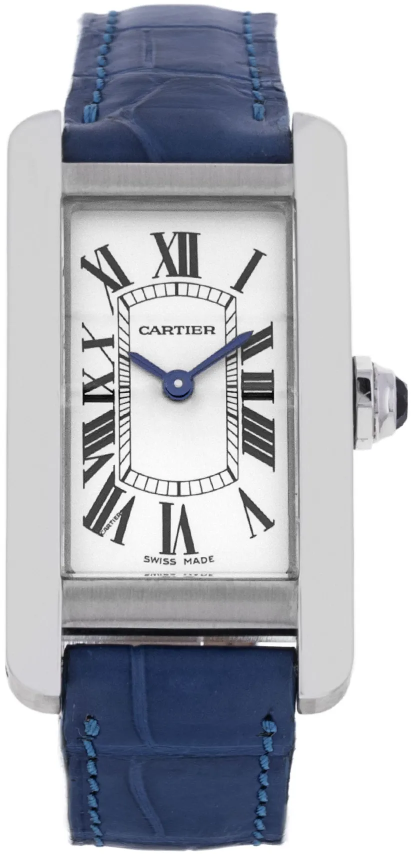 Cartier Tank Américaine WSTA0016 19mm Stainless steel Silver Roman Numeral