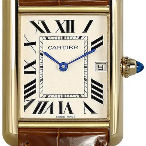 Cartier Tank Louis Cartier W1529756 25mm Yellow gold Silver