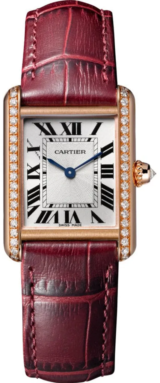 Cartier Tank Louis Cartier WJTA0037 29.5mm Rose gold and 18k rose gold Silver