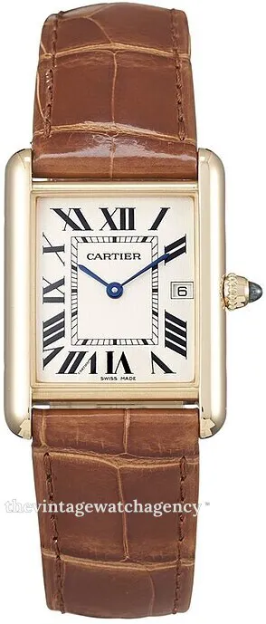 Cartier Tank Louis W1529756 18k yellow gold Silver