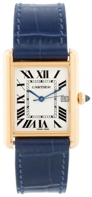 Cartier Tank Louis W1529756 34mm Yellow gold Ivory