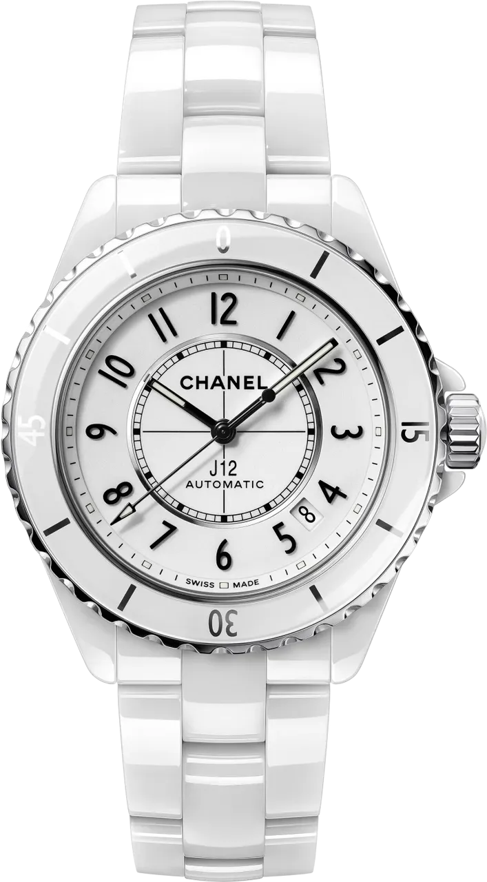 Chanel J12 H5700 38mm White ceramic White