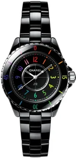 Chanel J12 H7121 Black ceramic Black