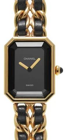 Chanel Première H0001 20mm Yellow gold Black