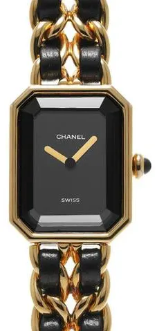 Chanel Première H0001 20mm Yellow gold Black