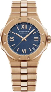 Chopard Alpine Eagle 295363-5001 41mm Rose gold Blue