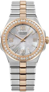 Chopard Alpine Eagle 298601-6002 Rose gold and Stainless steel White