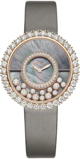 Chopard Happy Diamonds 204035-5001 Rose gold Gray