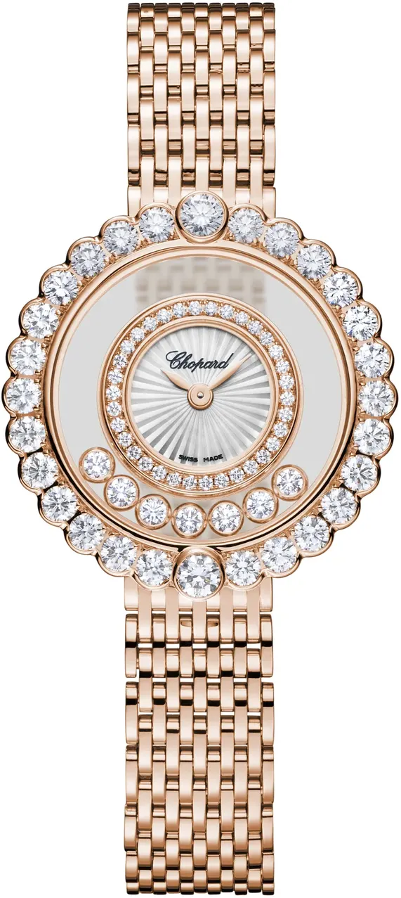 Chopard Happy Diamonds 204180-5201 30mm Rose gold and Diamond and 18k rose gold