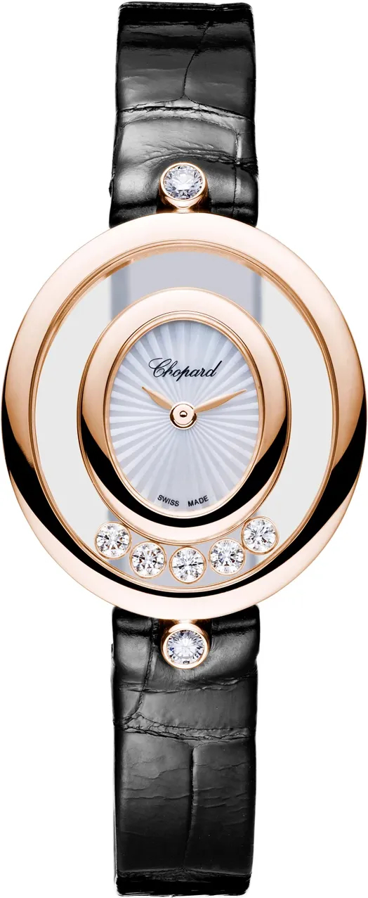 Chopard Happy Diamonds 204305-5301 26mm Rose gold and 18k rose gold