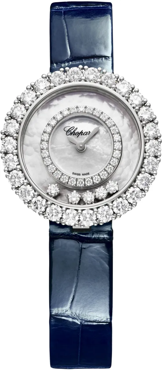 Chopard Happy Diamonds 205369-1001 29mm White gold and 18k white gold and Diamond