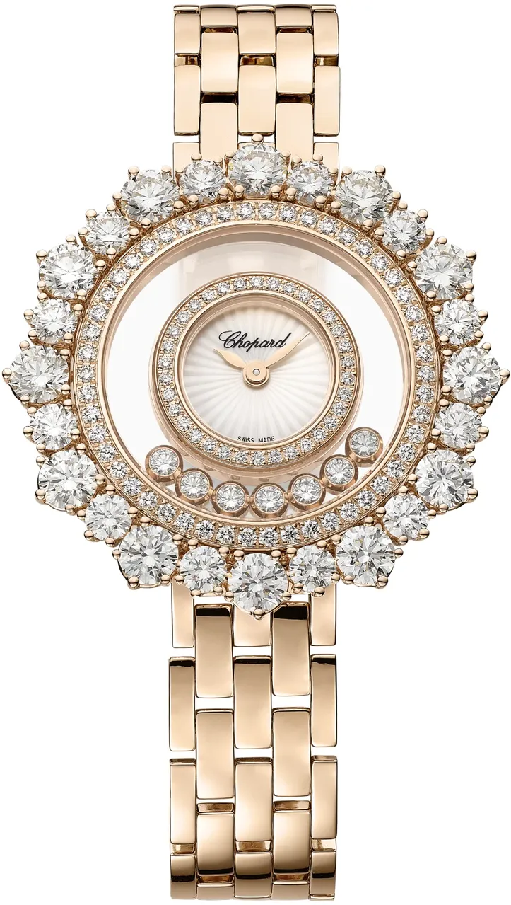 Chopard Happy Diamonds 209437-5601 36mm Rose gold and Diamond and 18k rose gold