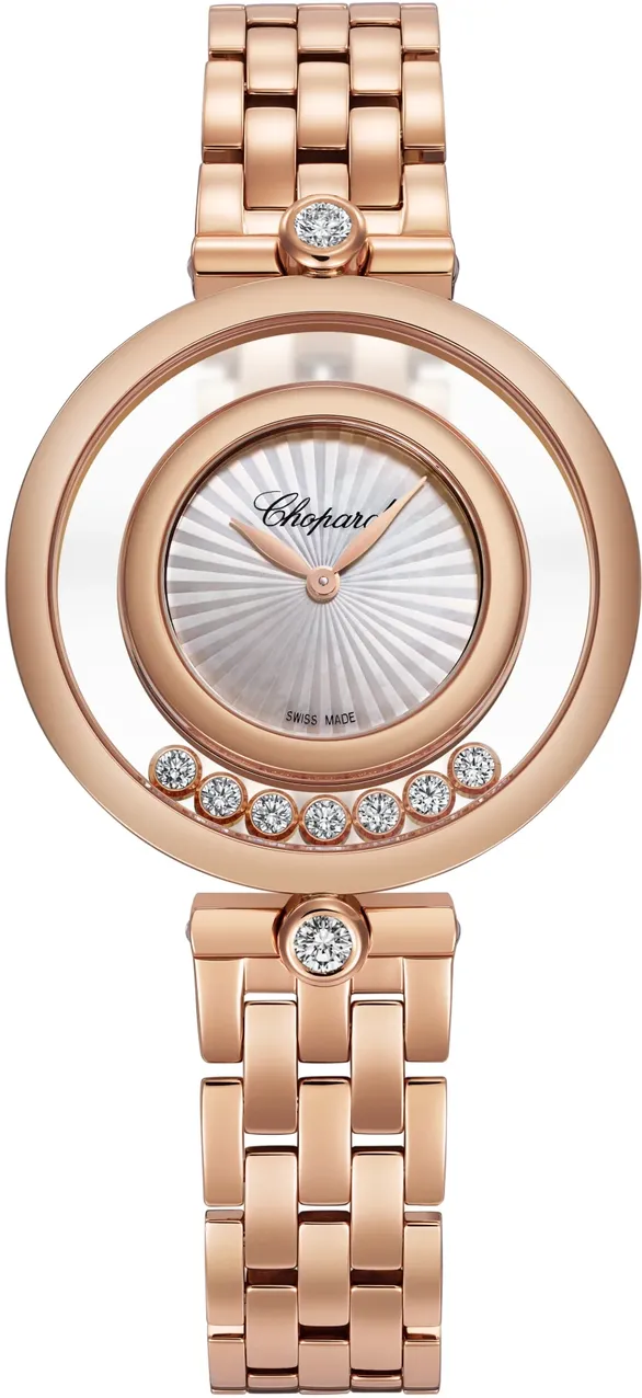 Chopard Happy Diamonds 209426-5002 32mm Rose gold and 18k rose gold