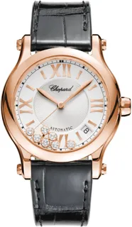 Chopard Happy Sport 274808-5001 Rose gold Silver