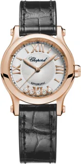 Chopard Happy Sport 274893-5011 Rose gold Silver