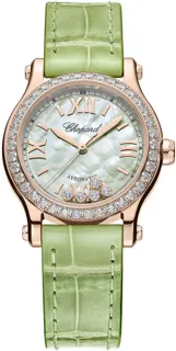 Chopard Happy Sport 274893-5016 Rose gold White