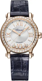 Chopard Happy Sport 275378-5003 Rose gold Silver