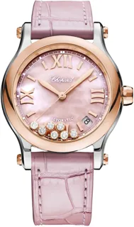 Chopard Happy Sport 278559-6021 Stainless steel Pink