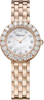 Chopard L'Heure du Diamant 10A178-5606 26mm Rose gold Silver and White