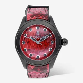 Corum Bubble L082/03208 Stainless steel and PVD Red Python