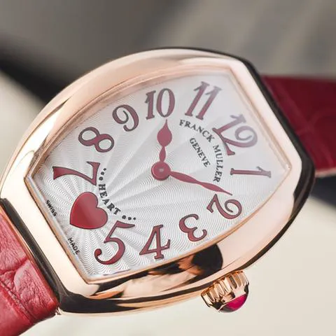 Franck Muller Heart 5002SQZ 31mm Rose gold Silver 7